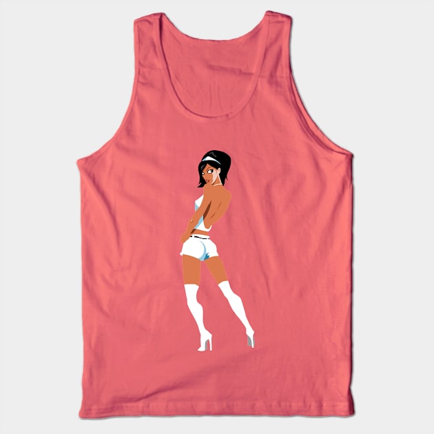 Fashion Girl Tank Top by AnishaCreations